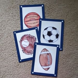 🏀🏈Set of Sports Prints ⚽️⚾️